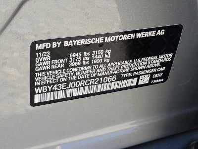 2024 BMW i7 eDrive50 Sedan eDrive50 Sedan