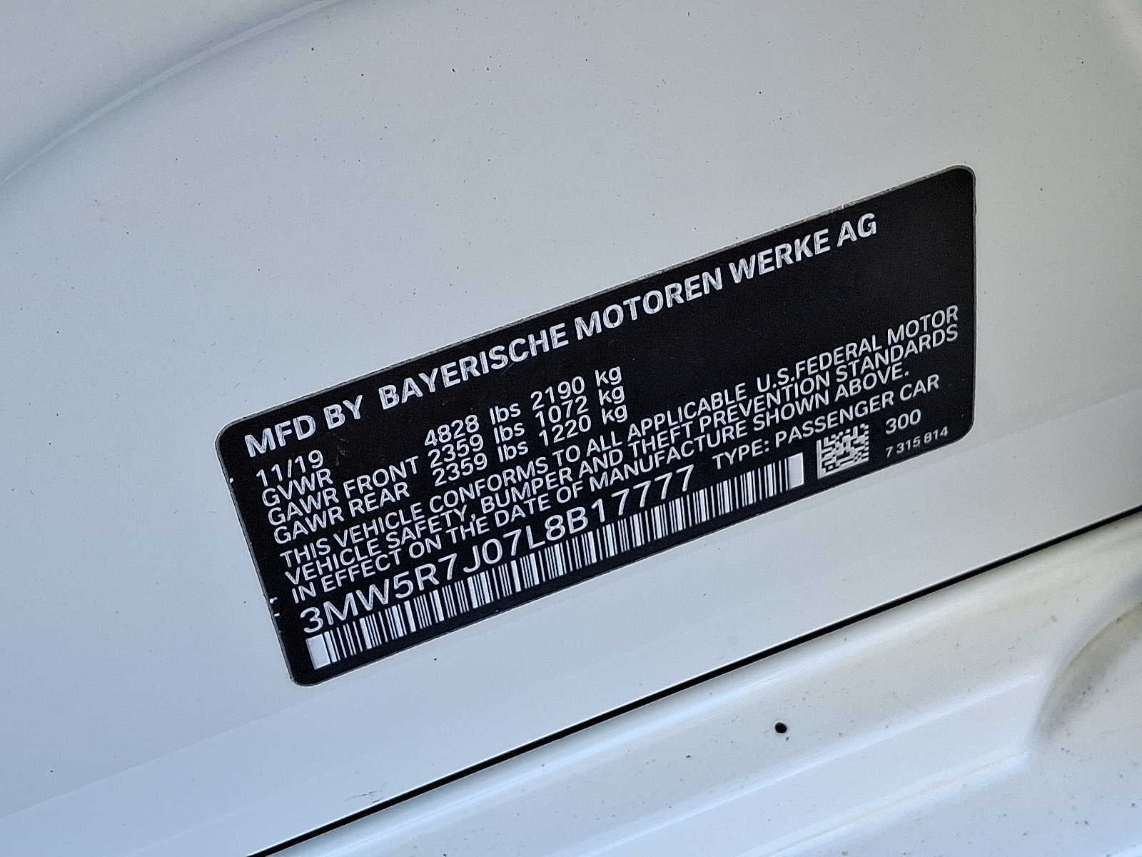 2020 BMW 3 Series 330i xDrive Sedan North America