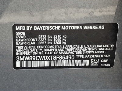 2026 BMW 3 Series 330i NA xDrive Sedan