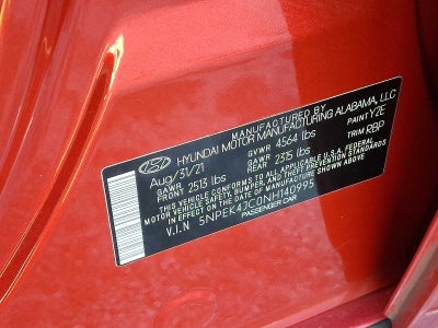2022 Hyundai Sonata N Line 2.5T