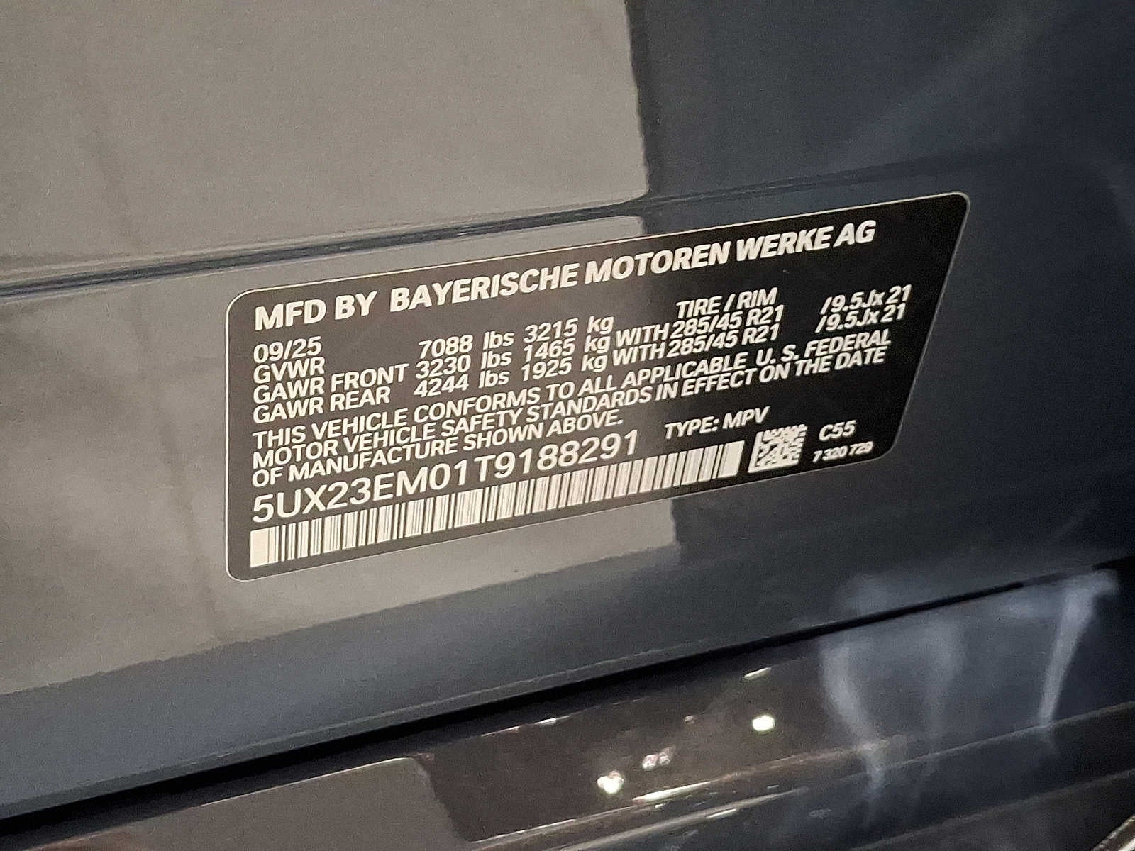 2026 BMW X7 xDrive40i Sports Activity Vehicle