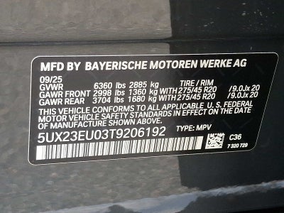 2026 BMW X5 xDrive40i Sports Activity Vehicle