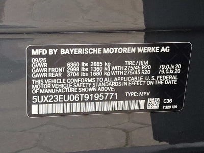 2026 BMW X5 xDrive40i Sports Activity Vehicle