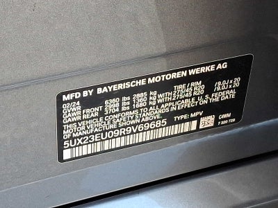 2024 BMW X5 xDrive40i Sports Activity Vehicle