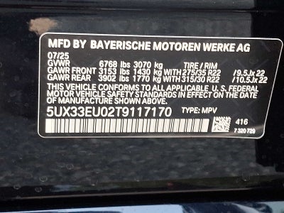 2026 BMW X5 M60i Sports Activity Vehicle