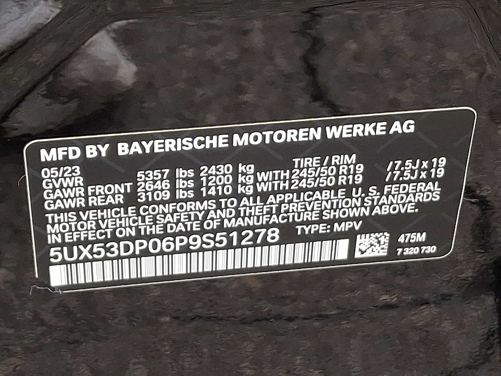 2023 BMW X3 xDrive30i Sports Activity Vehicle