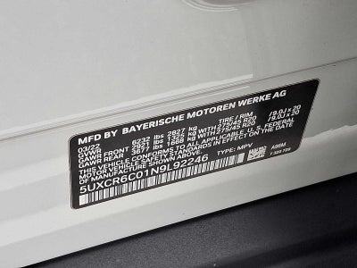 2022 BMW X5 xDrive40i Sports Activity Vehicle