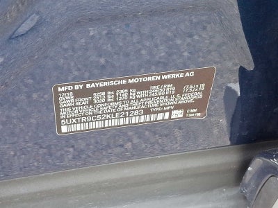 2019 BMW X3 xDrive30i Sports Activity Vehicle