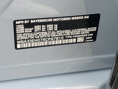2024 BMW 740i xDrive Sedan 740i xDrive Sedan