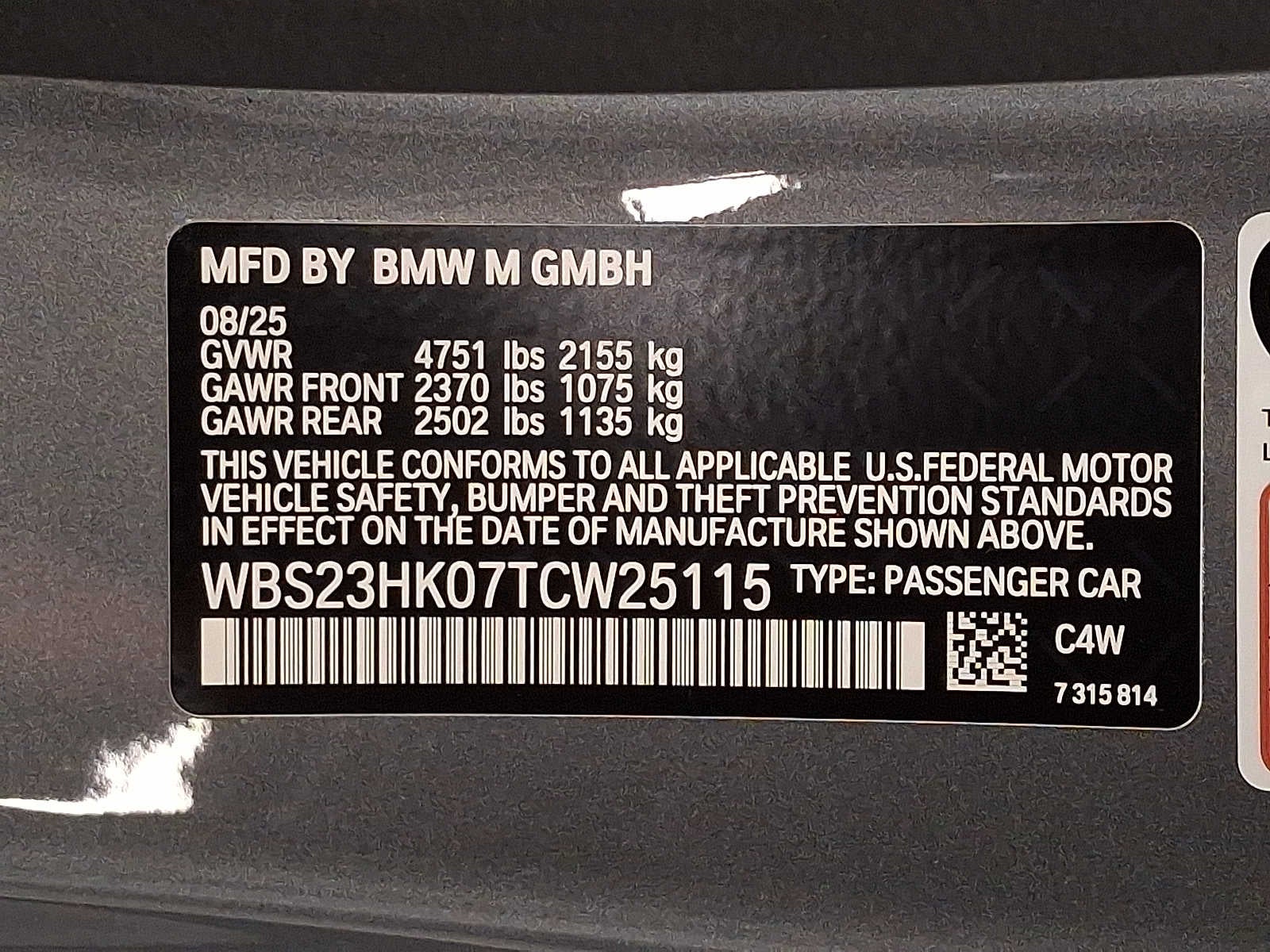 2026 BMW M4 Competition Coupe