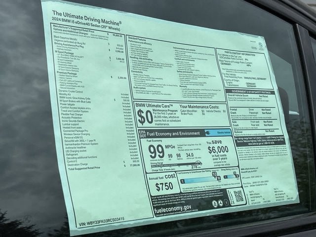 2024 BMW i5 eDrive40 Sedan