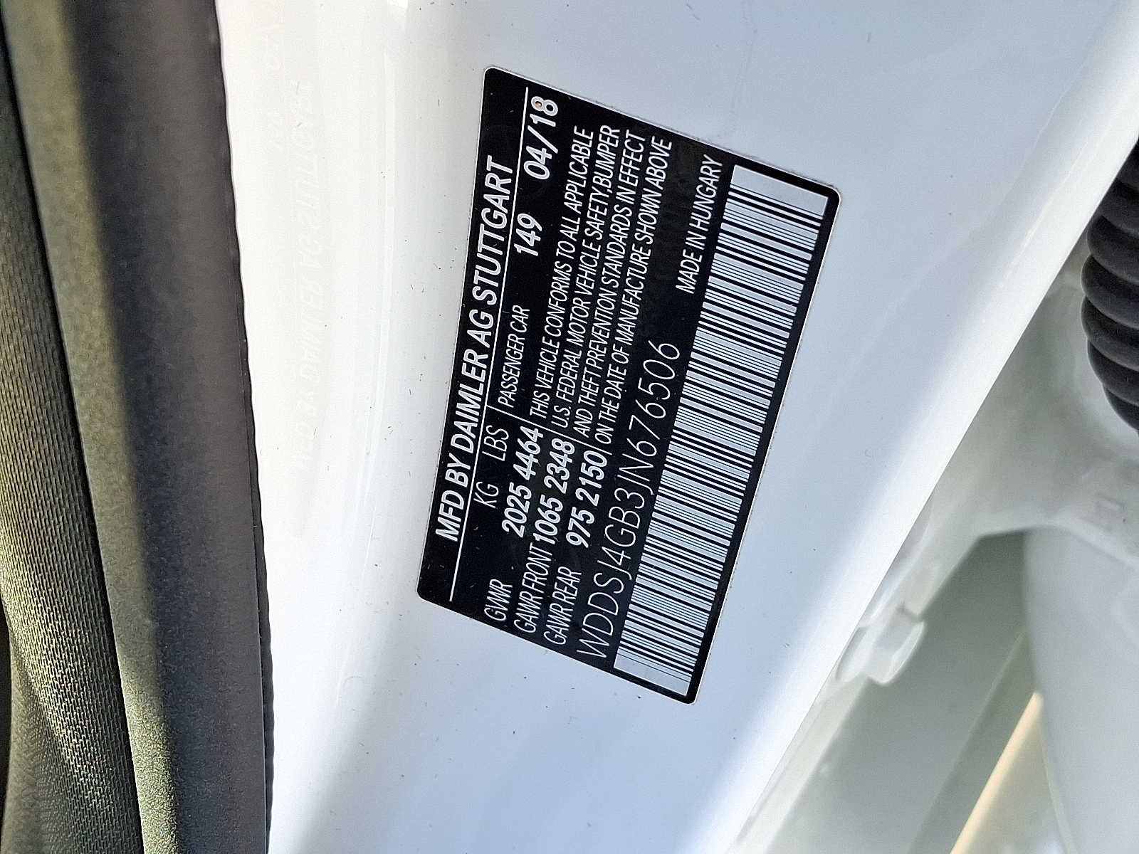 2018 Mercedes-Benz CLA CLA 250 4MATIC® Coupe