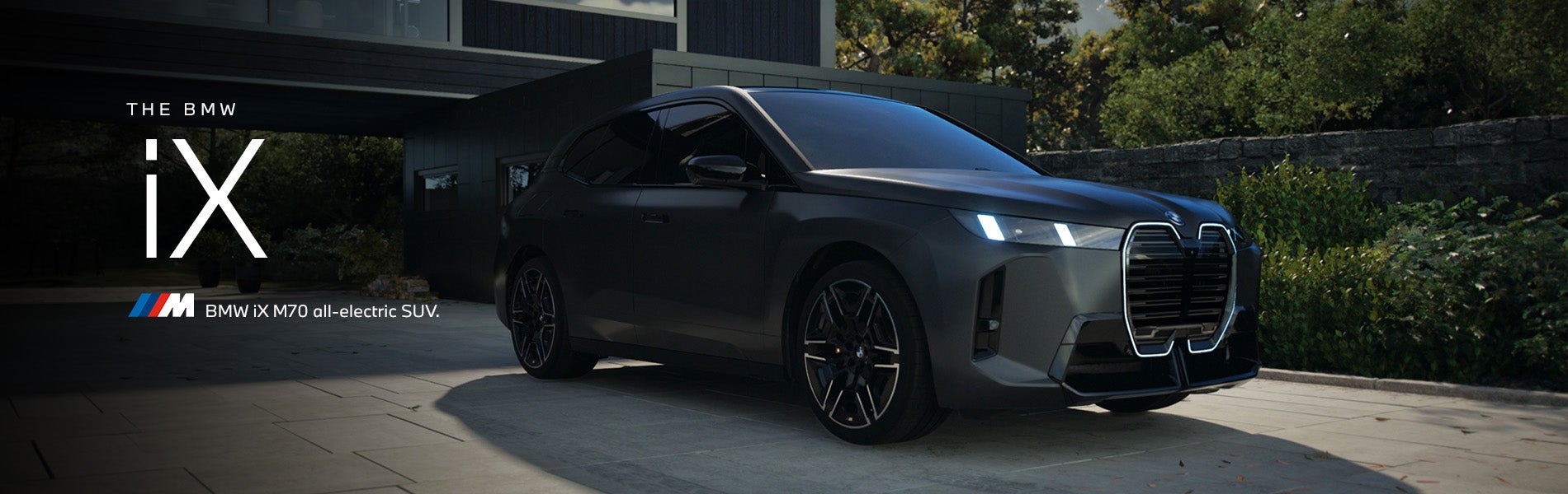 The BMW iX M70 parked. Click to learn more. | BMW of Roxbury in Kenvil NJ