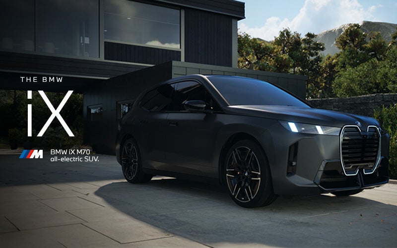 The BMW iX M70 parked. Click to learn more. | BMW of Roxbury in Kenvil NJ