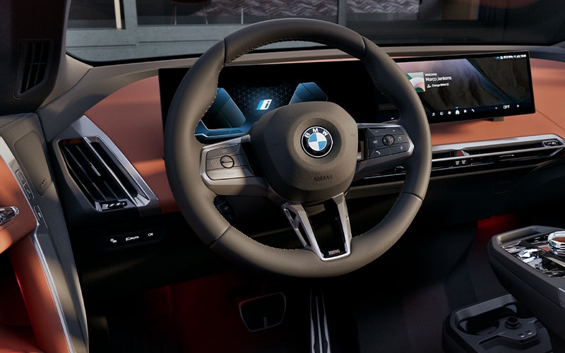 The BMW iX steering wheel. | BMW of Roxbury in Kenvil NJ
